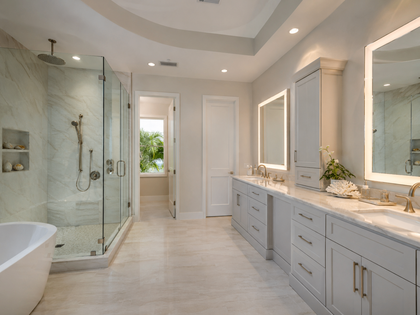 Bathroom remodeling project by Forben Construction