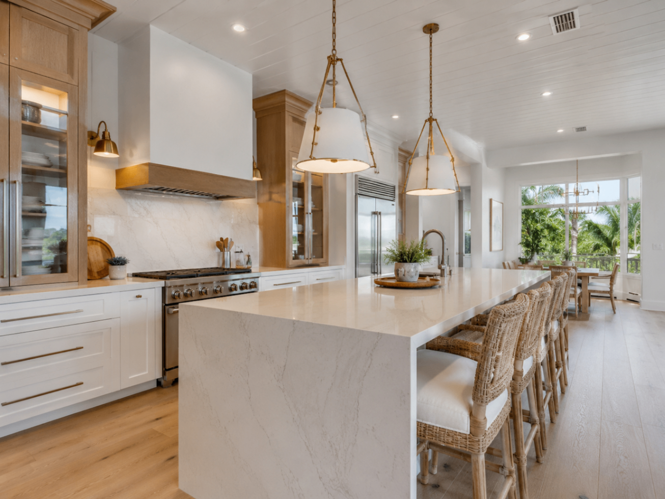 Kitchen renovation with custom finishes by Forben Construction